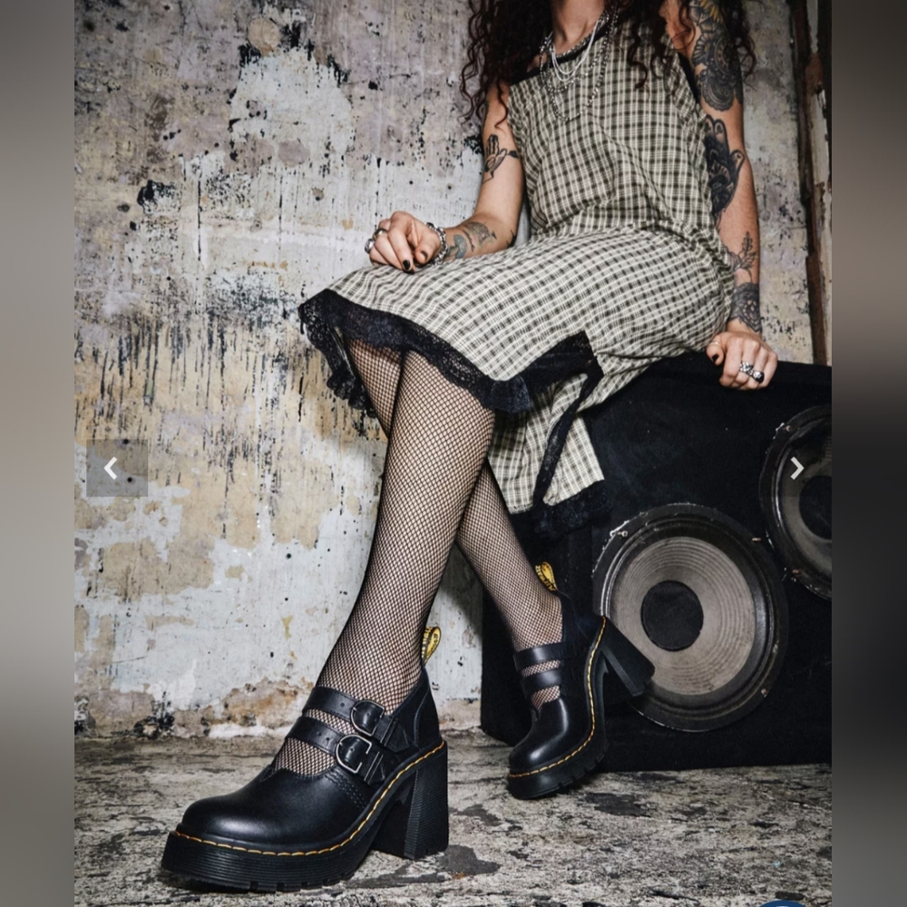 Dr. Martens Eviee Sendal Leather Heeled Shoes